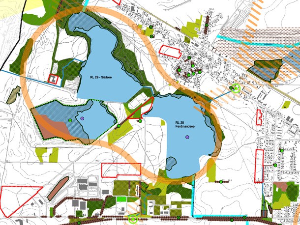 Plankarte_Biotopverbund_Landschaftsplan_Schwarzheide